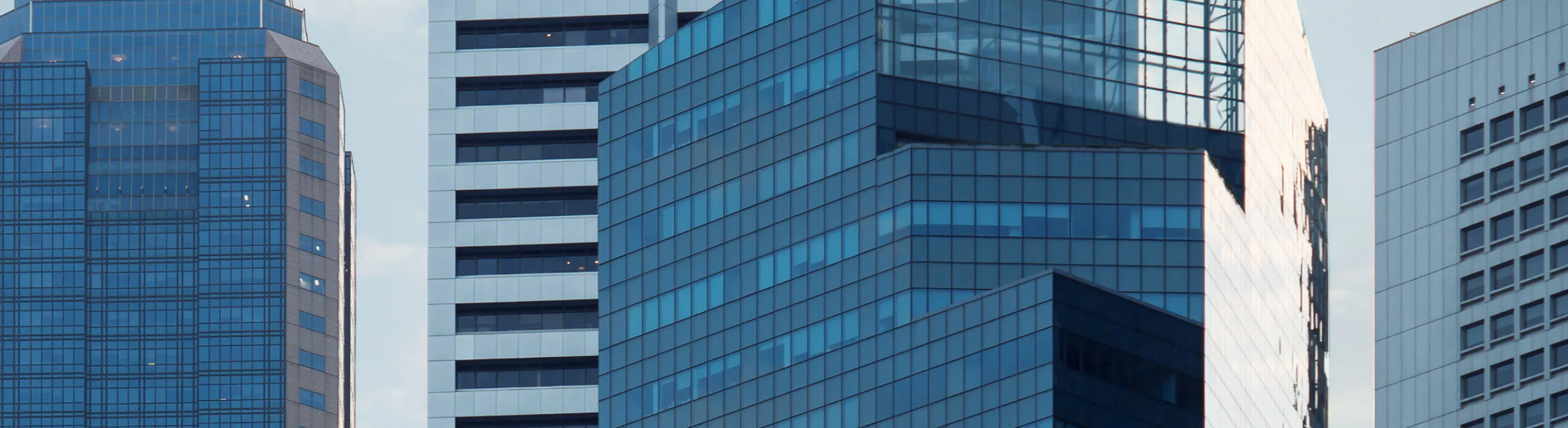 background banner of buildings